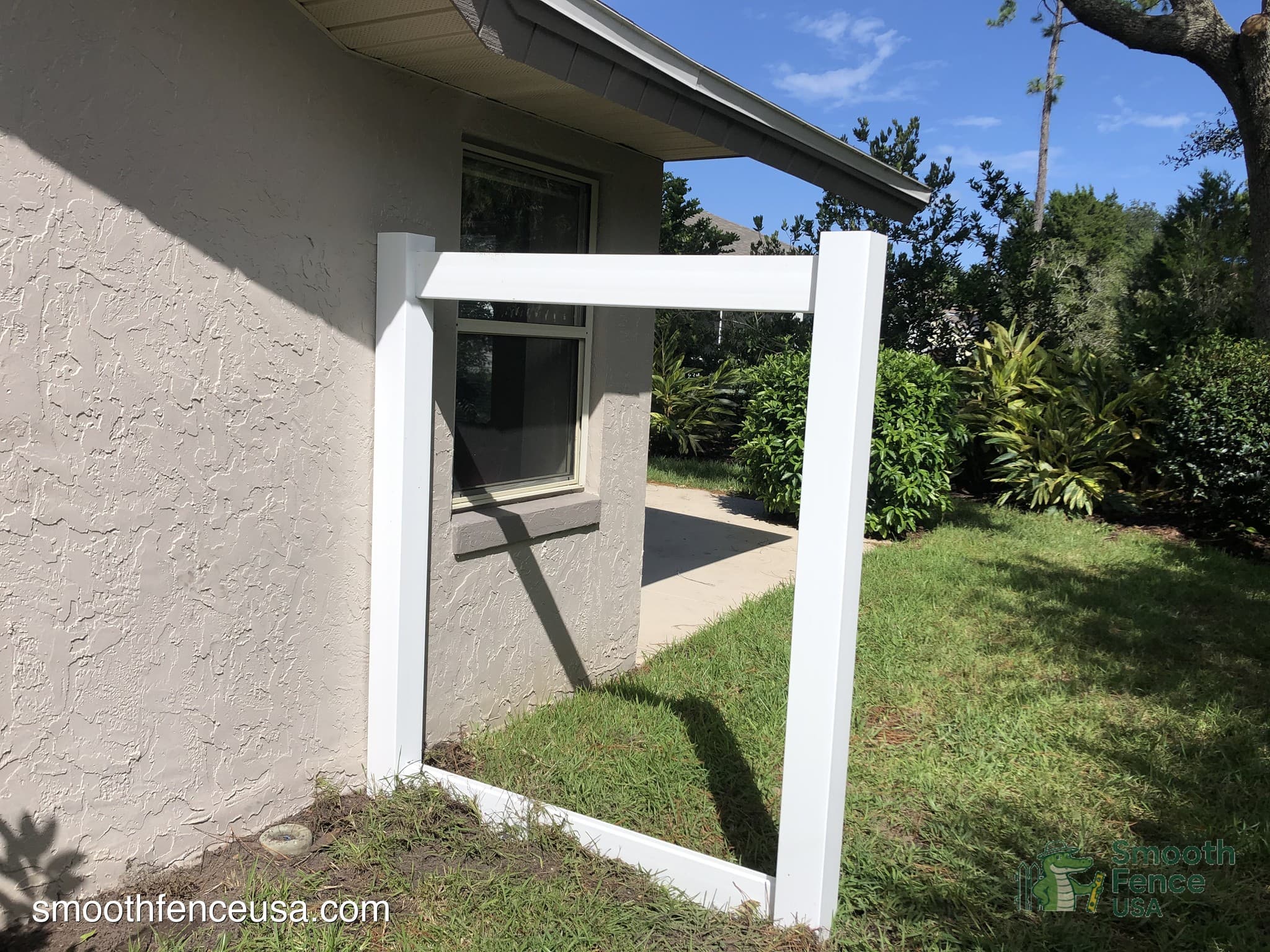 Black Vinyl Fence Decorative