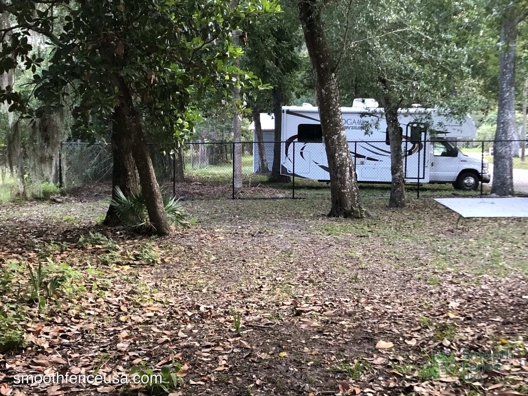 Chain Link Fence Backyard Secure